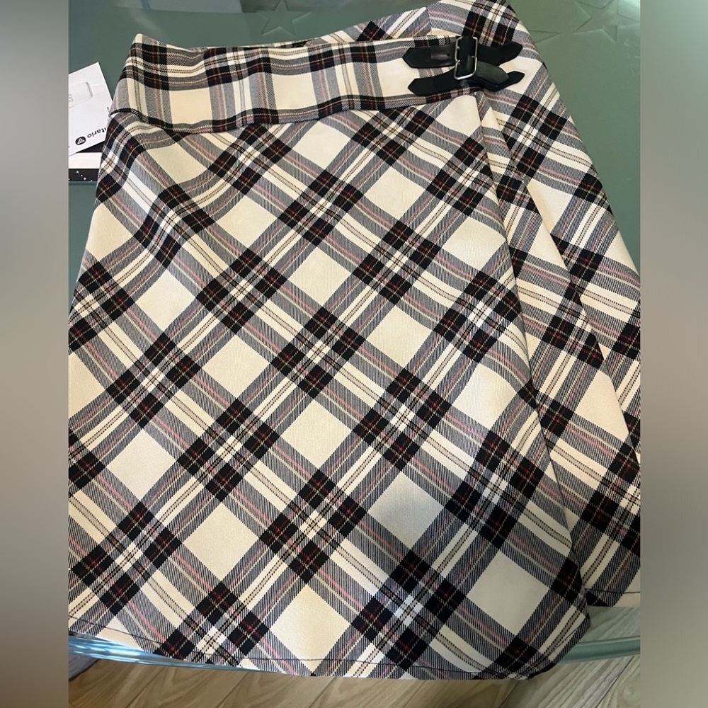 Sinequanone Paris tartan skirt